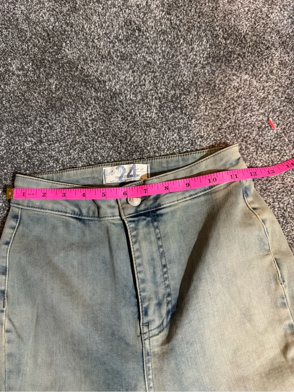 High-Waist Free People Light Blue Flare Jeans - Women